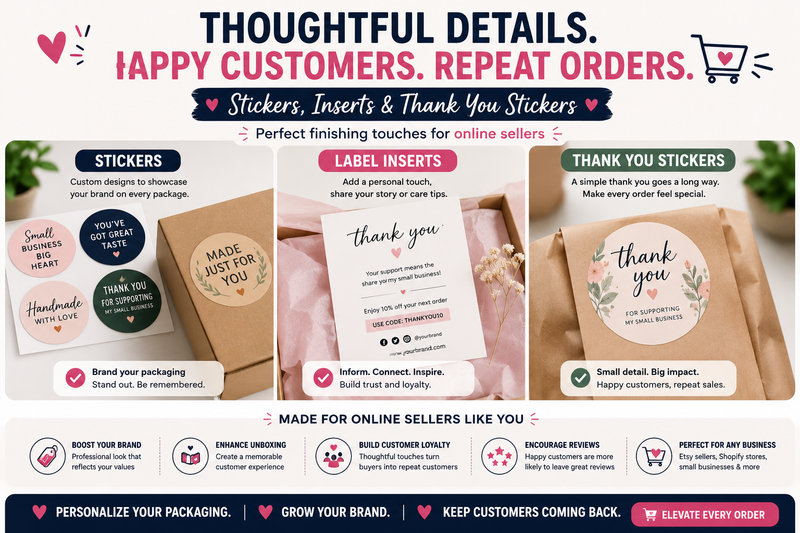Sticker Labels for Shopee and Lazada Sellers